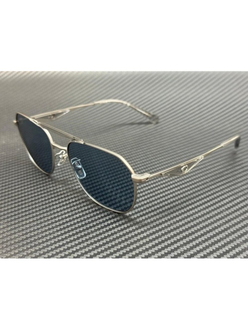 New Coach Men Silver Grey Sunglasses 57-19-150